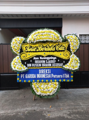 Papan Bunga Duka di Cigondewah Kaler