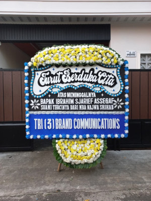 Papan Bunga Duka di Cigondewah Kaler
